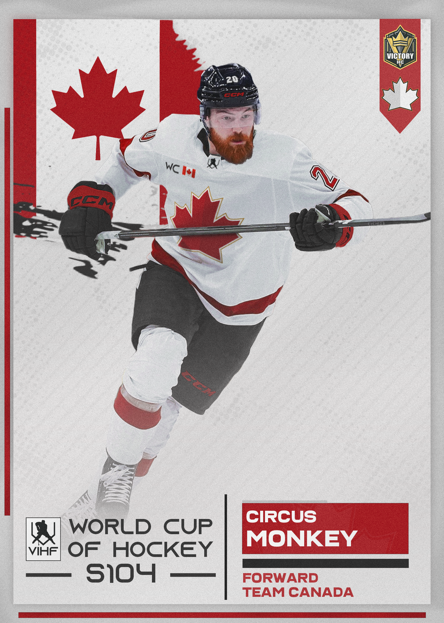 Circus Monkey card